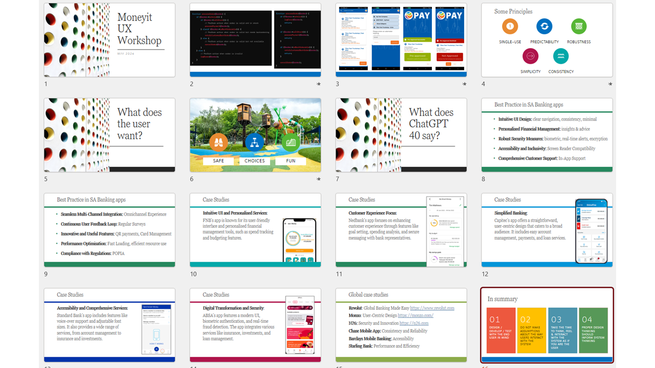 UX Workshop for Developers